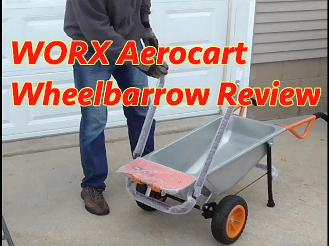 WORX Aerocart 8in1 Wheelbarrow Yard Cart with Firewood 3D model
