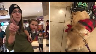 Woman Complains After Not Being Allowed To Pet Service Dog And Gets Put In Her Place