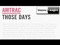 Amtrac - Those days (Official Audio)