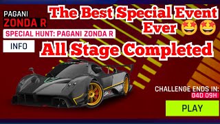 Asphalt 9 [Touchdrive] PAGANI ZONDA R SPECIAL EVENT | ALL STAGES COMPLETED | THE BEST EVENT EVER 🤩🤩