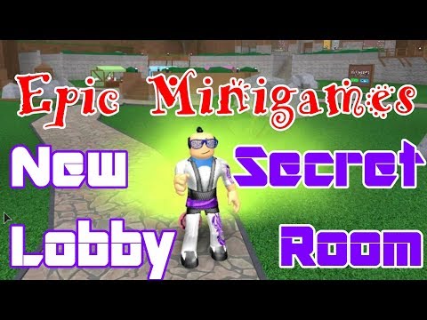 Secret Room In The New Lobby Of Epic Minigames Youtube - roblox epic minigames secret room new lobby how to get