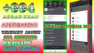 Free Whatsapp Number 2023 | Virtual Number Se WhatsApp Account Kaise Chalaye | Azerbaijan +994