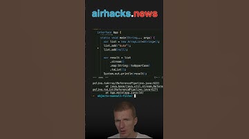 A Nicer Filter with Objects::nonNull #java #shorts #coding #airhacks