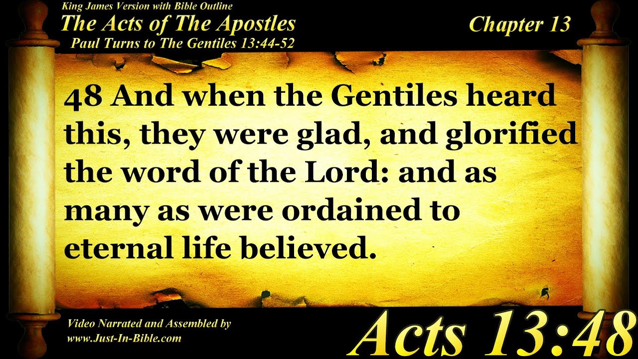 The Acts of the Apostles Chapter 13 - Bible Book 44 - The Holy Bible ...