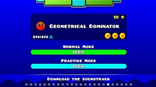 Geometry Dash - Geometrical Dominator 100% [All Coins 🪙] on Mobile