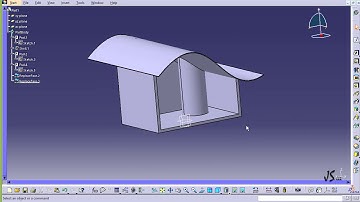Catia Tutorial : 24 Replace Face and Split