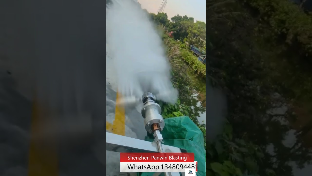 Ultra-hi Pressure Water Jet Blasting cleaning machine Parts 4 Blades rotary nozzles