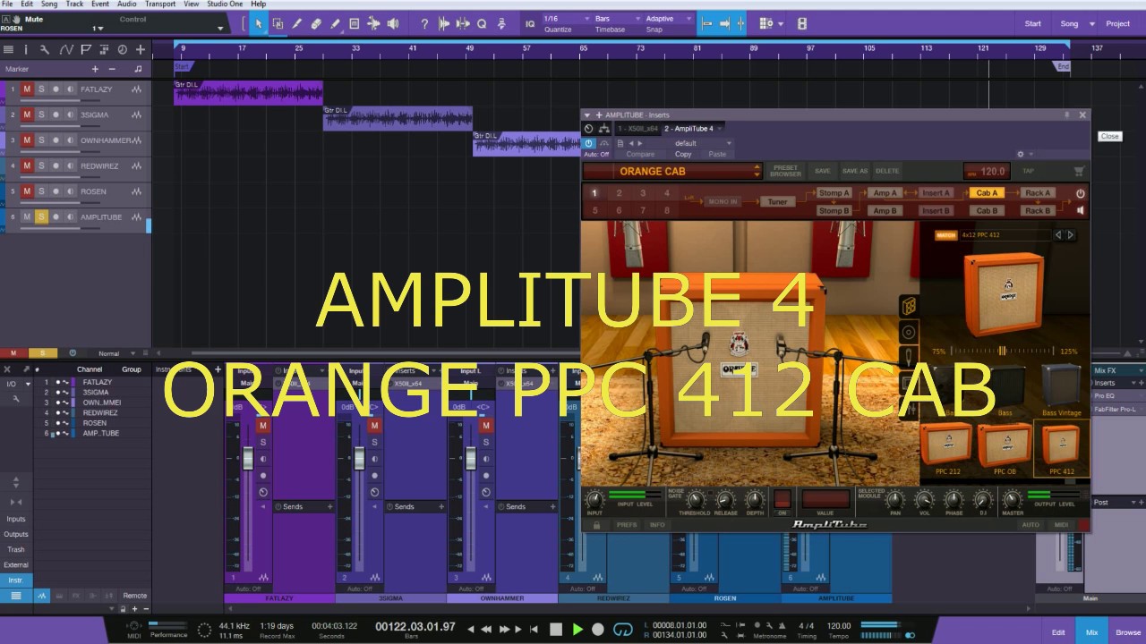 Orange PPC Cab Impulses Comparison (fatlazy, 3sigma, ownhammer ...