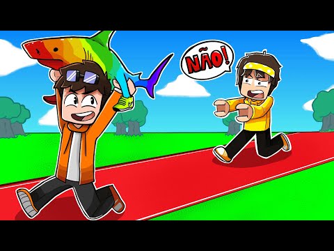 ROUBEI BRAINROT mais RARO do MEU AMIGO no ROBLOX!