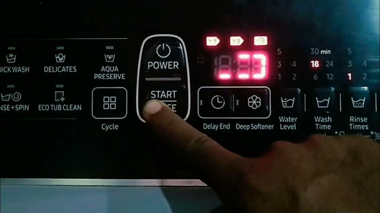 Test mode of samsung top load washing machine 🛠️ Washing YouTube