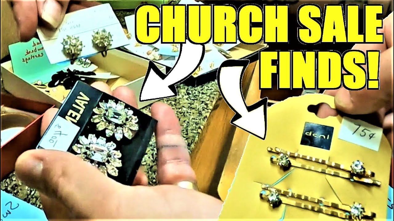 Ep501 CHURCH SALE JEWELRY & GARAGE SALE BATH & BEAUTY FINDS! 😃😃 YouTube