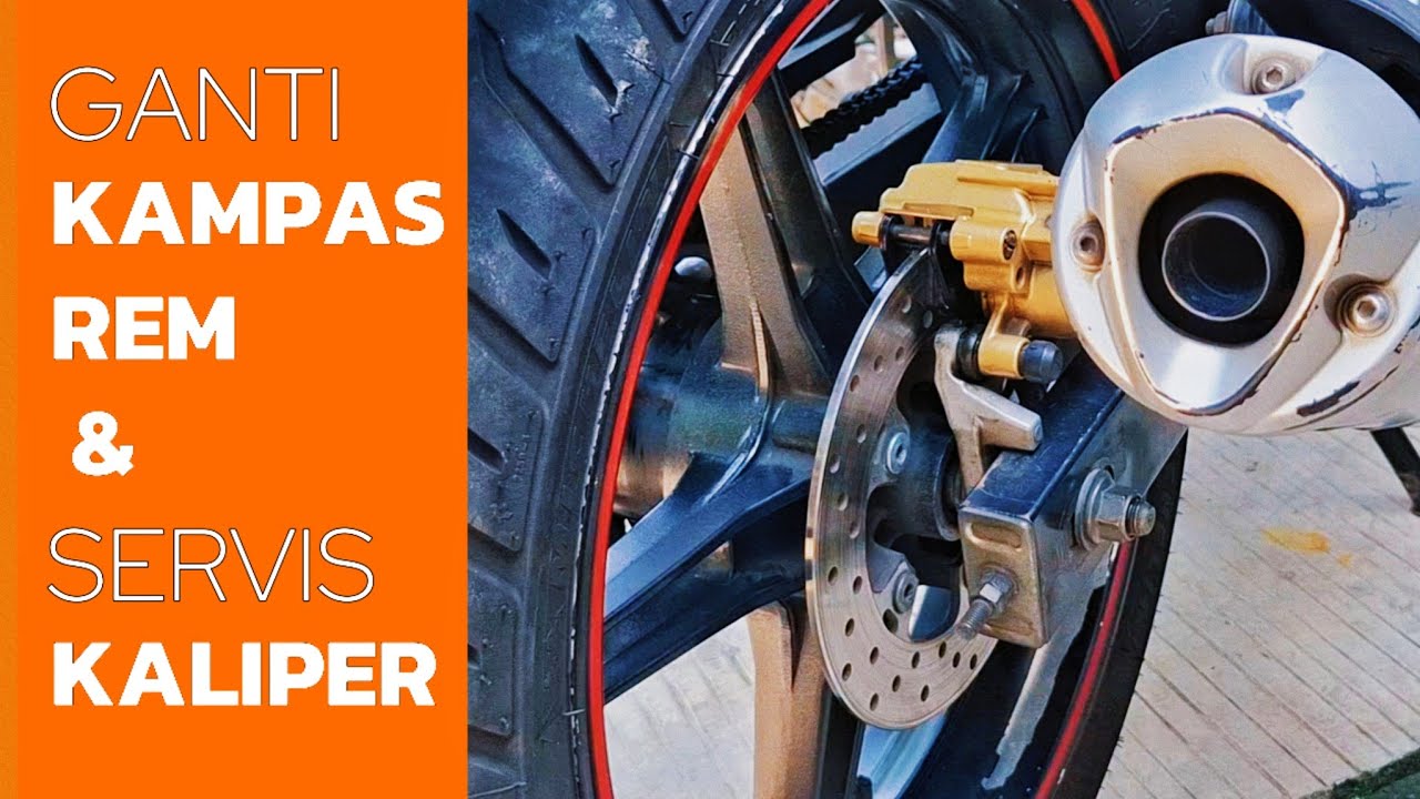 Ganti Kampas Rem Belakang Vixion NVL & Perawatan Kaliper Rem