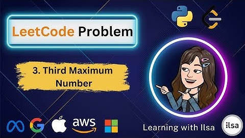 Leetcode Problem | Third Maximum Number