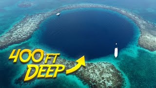 Exploring a GIANT Underwater Sinkhole in Belize!