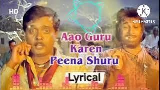 Aao Guru Kare Peena Shuru🍾🥴 / Full Song/Song by Hariharan, Sameer Sen, and Sudesh Bhosale🤩🤩🥴🥴🥴