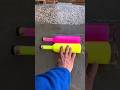 Yellow and pink &amp; Soft Items!Breaking Glass Bottles ⚠️🔥#ASMR #Satisfying
