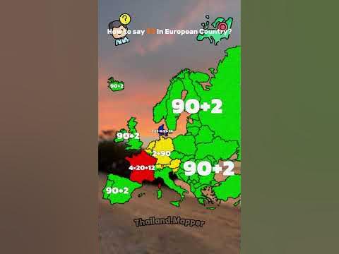 How to say 92 in European Country #geography #world #asia #europe # ...