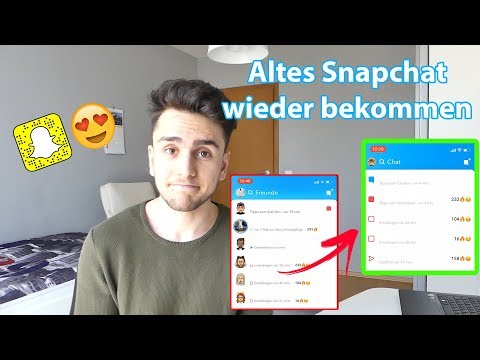 3 Methoden das ALTE SNAPCHAT wieder zu bekommen ??