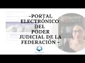 Portal electrónico del Poder Judicial de la Federación