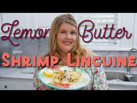 Shrimp Linguine With Lemon Butter Sauce