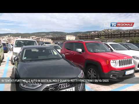 19 TENTATI FURTI NELLE AUTO IN SOSTA AL MOLO QUARTO: ROTTI I FINESTRINI | 09/10/2025