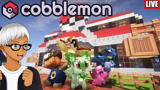 Vtuber Plays Cobblemon Minecraft! LT SURGE!