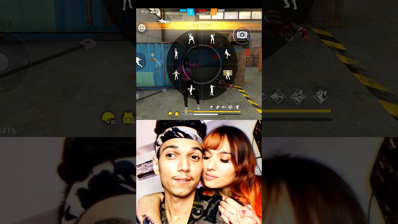Pn Rose Kissing Harsh Freefire PNROSE Pnrose Pnharsh
