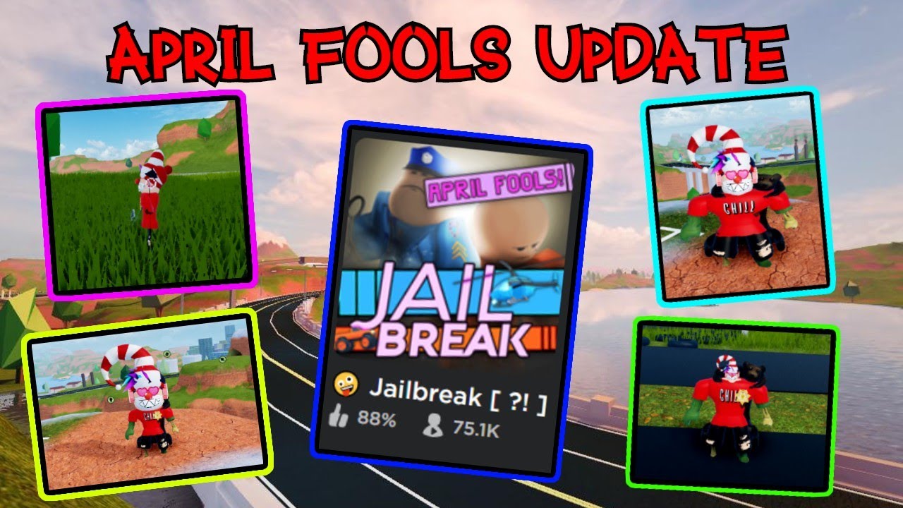 Jailbreak April Fools Update New Cash Code Best Update Ever Youtube - roblox jailbreak april fools new update roblox