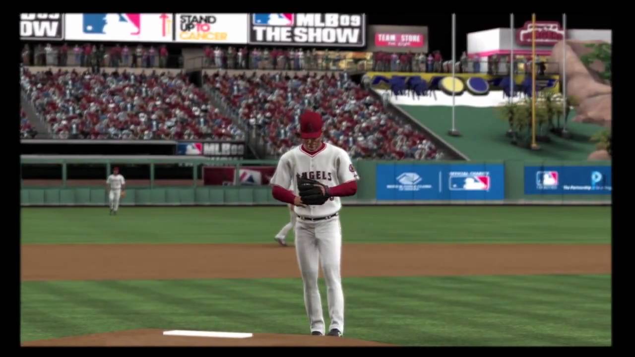 MLB 09 The Show Angels vs Yankees Gameplay Video 6 HD YouTube