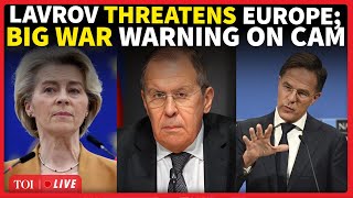 Lavrov English Speech LIVE: ‘Great European War...’: Russian FM Warns Europe, NATO Of War If...