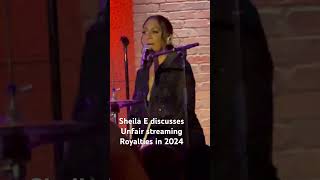Celebrity Sheila E discusses unfair streaming industry royalties from services like Spotify in 2024 Wealth