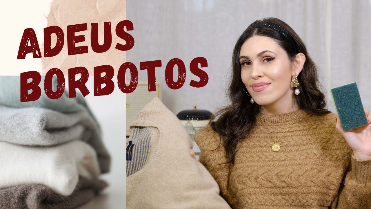 8 dicas para tirar borbotos das suas roupas