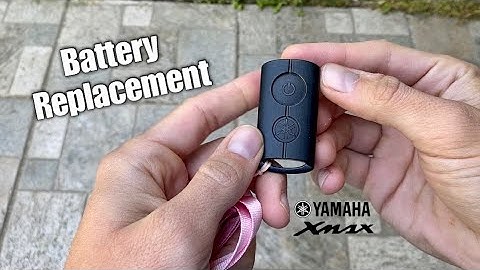 Smart Key Battery Replacemnet On Yamaha Xmax 300