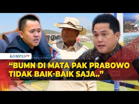 Keras! Anggota DPR RI Fraksi PDIP Kutip Pernyataan Prabowo Cecar Erick Thohir Terkait Kinerja BUMN