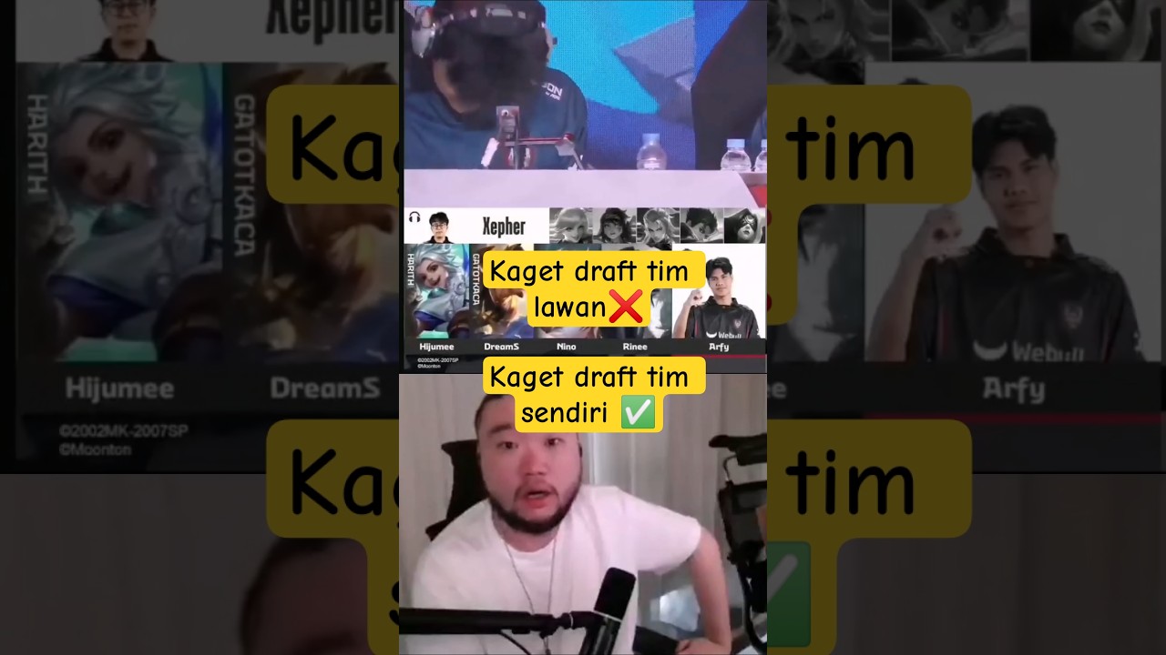 Koh Delwyn Kaget Sama Draft Tim Sendiri😭 Untung AE Menang 