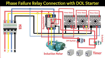 Phase Failure Relay Connection @LearningEngineering