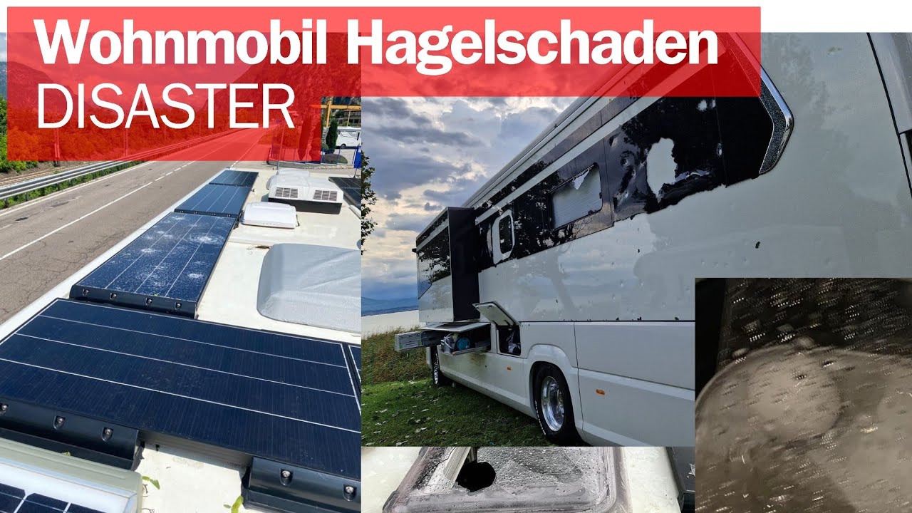 Wunderschone Hagelschaden Am Wohnwagen Fotos