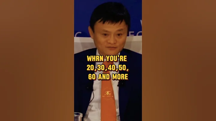 Jack Ma Advice on Career for all age groups