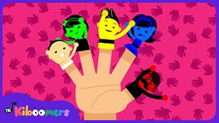 Finger Family Song  - The Kiboomers Preschool Songs & Nursery Rhymes for Learning