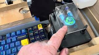 Home CNC router mist coolant option