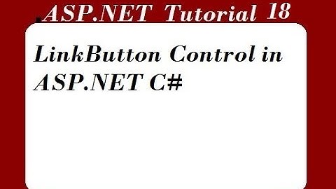 LinkButton Control in ASP.NET C#