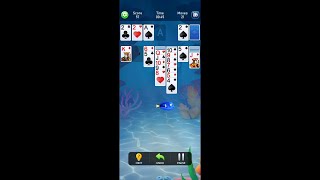 Solitaire Klondike Fish (by Solitaire Aquarium) - classic card game for Android and iOS - gameplay screenshot 2