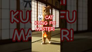 🐱 Cat Practices Martial Arts Like a Master! 🥋🔥 #CatMartialArts #KungFuCat #KarateCat #FunnyCat