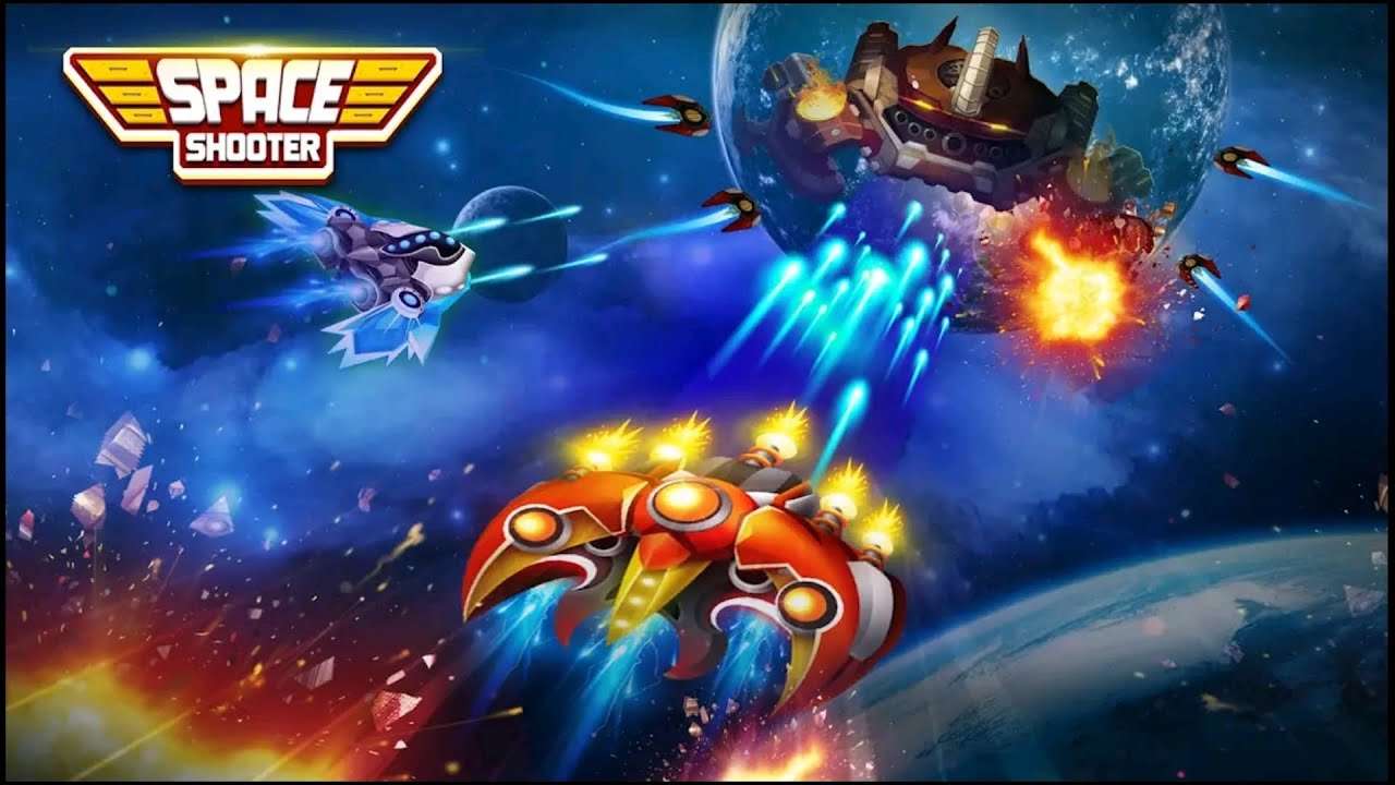 Space Shooter Galaxy Attack Gameplay Walkthrough (Android/IOS) YouTube