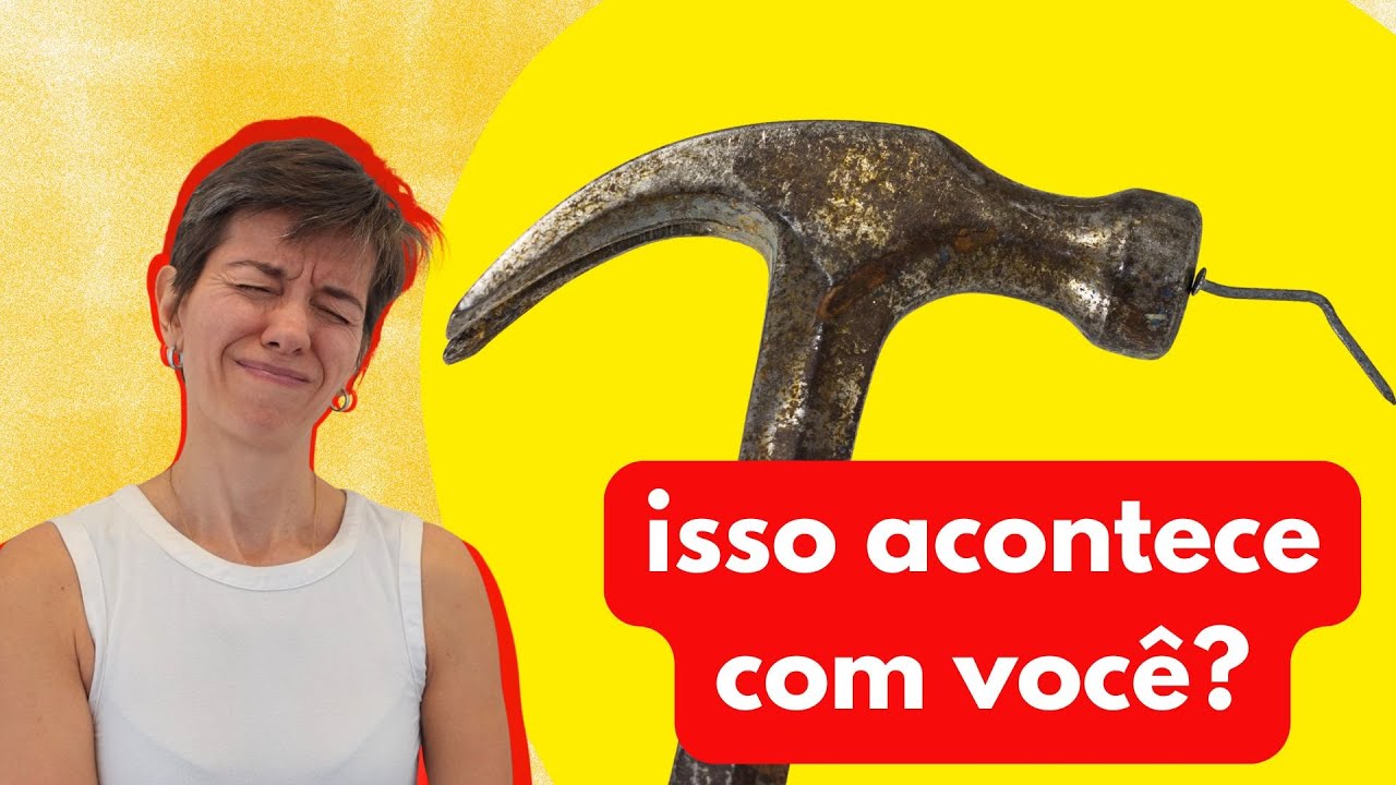 Pregos que entortam na parede????