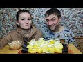 МУКБАНГ КОПЧЁНАЯ СЕЛЁДКА С ОТВАРНОЙ КАРТОШКОЙ | MUKBANG SMOKED HERRING WITH BOILED POTATOES #мукбанг