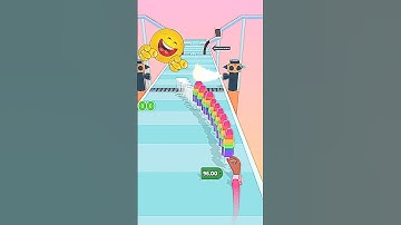 Ice Cream Stack Game funny 🤣 moment hard level 99 ⭐