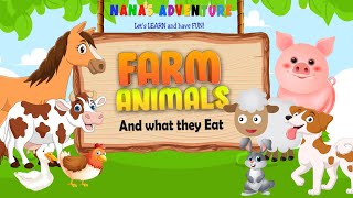 Farm Animals Food They Eat | Nana's Adventure screenshot 5