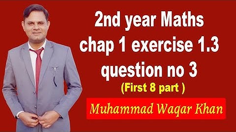 Class 12th Mathematics || chapter 1 || Functions and limits || Exercise 1.3