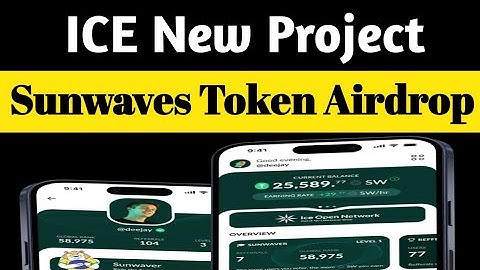 Sunwaves Token 5 Level Complete 💯 / Ice Network New Project / Sunwaves Mining app 2024
